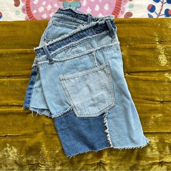 Multi Denim Jean Shorts - Picture 3 of 8